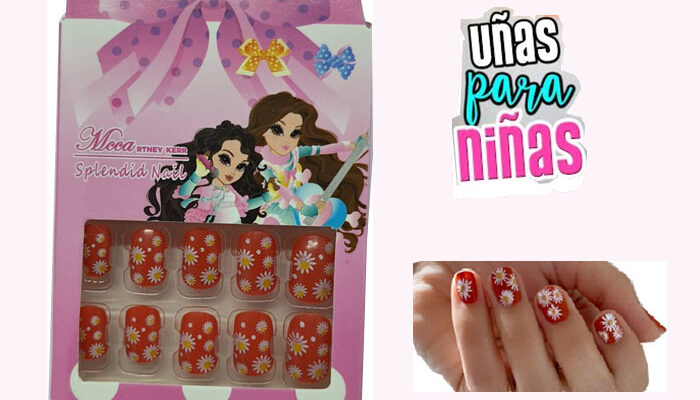 A1096-Uñas Postizas con diseño