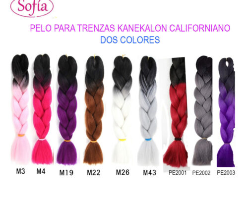 A210-PELO PARA TRENZAS KANEKALON CALIFORNIANO