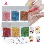 A1236-Gliters para las uñas, corazón