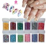 A1237-Gliters para las uñas, estrella