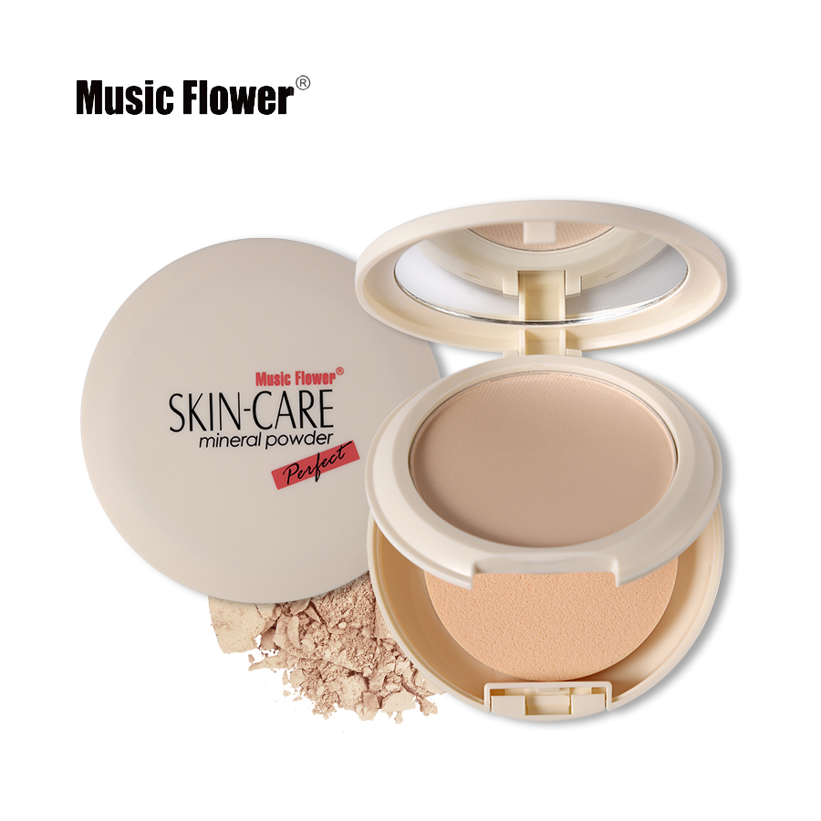 music flower skin care mineral powder0