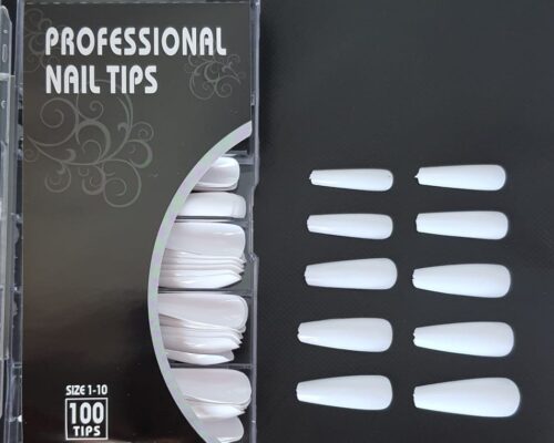 A1282-TIPS BALLARINAS BLANCAS x 100 pcs