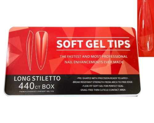 A3159 – TIPS SOFT GEL STILETTO, 440PCS